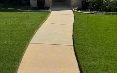 Photo of Terry T.'s yard after getting lawn care in Greenville, SC