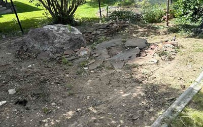 Photo of Dacha C.'s yard after getting lawn care in Pikesville, MD