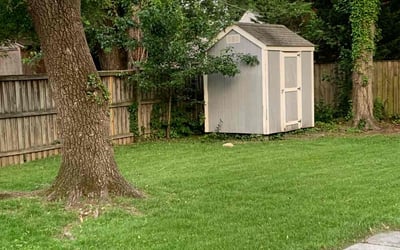 Photo of Kathryn F.'s yard after getting lawn care in Beltsville, MD