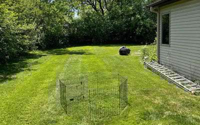 Photo of Eric C.'s yard after getting lawn care in Greenville, MI
