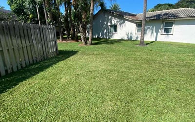 Photo of Jennings H.'s yard after getting lawn care in Gloucester, MA
