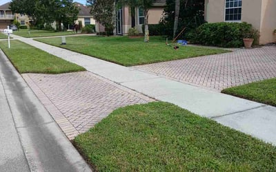 Photo of Jacob P.'s yard after getting lawn care in Vero Beach, FL