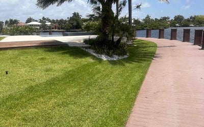 Photo of Hope H.'s yard after getting lawn care in Hollywood, FL