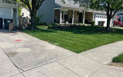 Photo of Katy s.'s yard after getting lawn care in Powell, OH