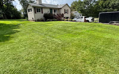 Photo of Steve H.'s yard after getting lawn care in Walled Lake, MI