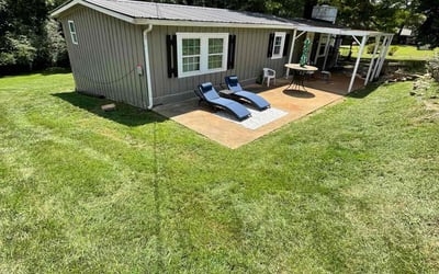 Photo of Janet D.'s yard after getting lawn care in Cumming, GA