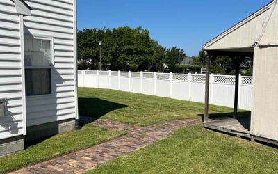 Photo of Megan B.'s yard after getting lawn care in Highland Springs, VA