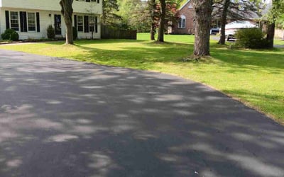 Photo of Rebecca M.'s yard after getting lawn care in Grand Island, NY