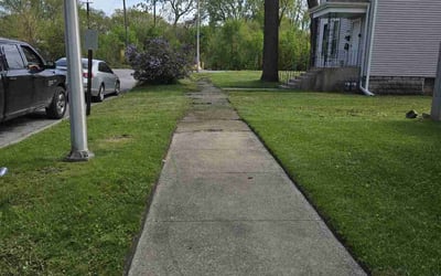 Photo of Nejib J.'s yard after getting lawn care in Ashburn, VA