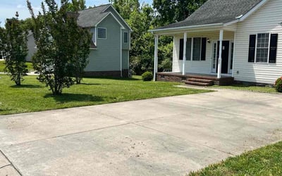 Photo of David L.'s yard after getting lawn care in Gibsonville, NC