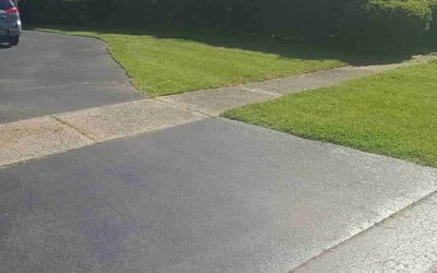 Photo of John D.'s yard after getting lawn care in Brighton, NY