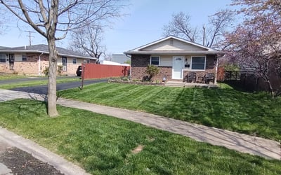 Photo of Zachary M.'s yard after getting lawn care in Heath, OH