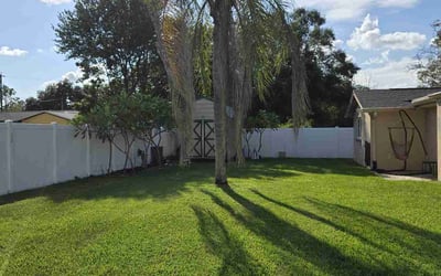 Photo of Lindsay K.'s yard after getting lawn care in West Bend, WI