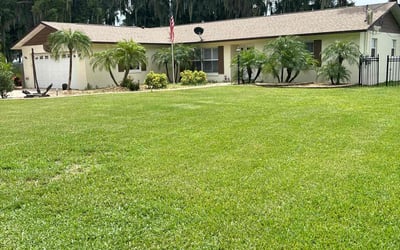 Photo of Jonathan G.'s yard after getting lawn care in Eustis, FL