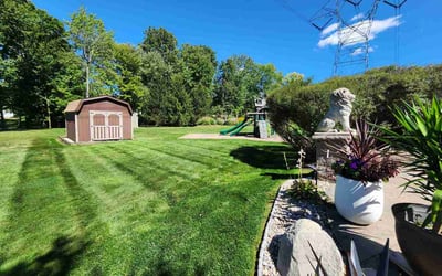 Photo of Ashley S.'s yard after getting lawn care in Laurel, MD