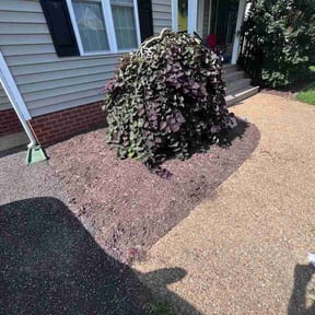 Flower Bed Weeding by MitchellsHaulingservicellc reviewed on May 5, 2025