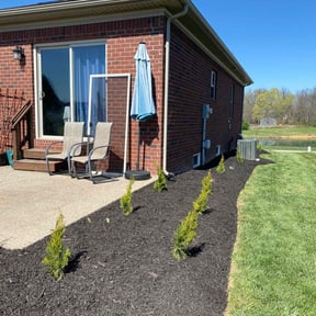 Mulching by Jay's lawn service reviewed on October 17, 2022
