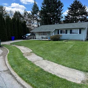 Weeding by Brooms lawn are llc reviewed on July 13, 2022