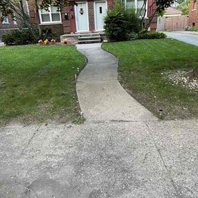 landscaping by The lawn Service,LLC reviewed on August 15, 2025