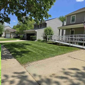 lawn maintenance by Hall's lawn service &amp; clean up reviewed on October 4, 2023