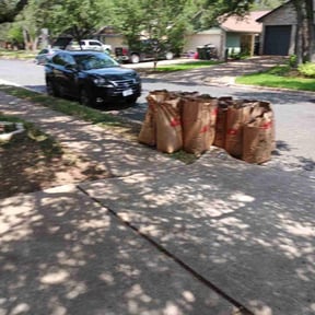 Leaf Removal by Sunnyville Landscapes 1120 Everett drive reviewed on June 9, 2023