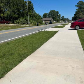 grass maintenance by Mts mowing and tree service reviewed on August 17, 2025