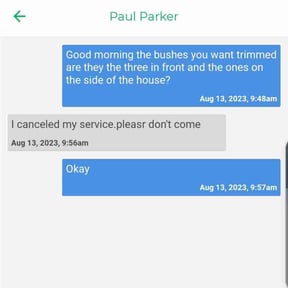 Bush Trimming by Gentle Blades (keep it cut) reviewed on May 21, 2024