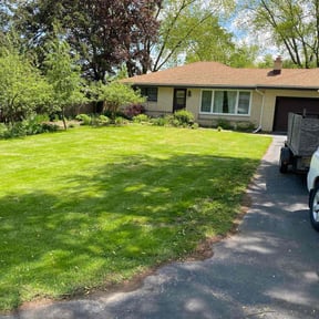 yard maintenance by Evergreen Lawn Care reviewed on August 18, 2025