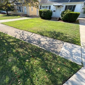 lawn maintenance by Acheys landscaping LLC reviewed on August 15, 2025