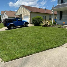 residential landscaping by Kj&#039;s landscaping LLC. reviewed on March 29, 2024