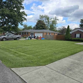 yard maintenance by Ground up landscaping reviewed on August 19, 2025