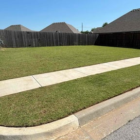 residential landscaping by CUT Tulsa Lawn Co. reviewed on August 17, 2025