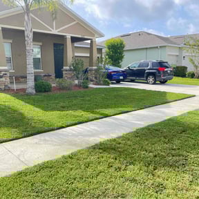 grass maintenance by Let&#039;s Talk Lawn Services reviewed on August 15, 2025