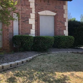 Bush Trimming by RWF lawn service reviewed on October 18, 2025