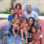 Mia&#039;s Lawns Care Service (Family Oriented Logo