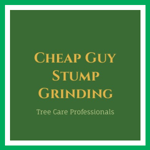 Cheap Guy Stump Grinding Logo