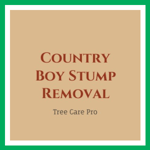 Country Boy Stump Removal Logo