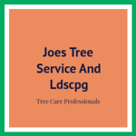 Joes Tree Service And Ldscpg Logo