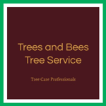 Trees and Bees Tree Service Logo