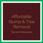 Affordable Stump &amp; Tree Removal Logo