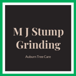 M J Stump Grinding Logo