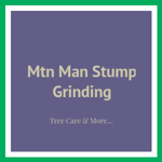 Mtn Man Stump Grinding Logo