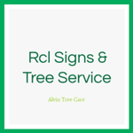 Rcl Signs &amp; Tree Service Logo