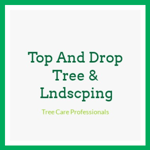 Top And Drop Tree &amp; Lndscping Logo