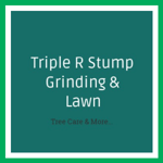Triple R Stump Grinding &amp; Lawn Logo