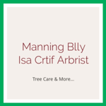 Manning Blly Isa Crtif Arbrist Logo