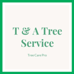 T &amp; A Tree Service Logo