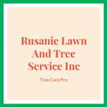 Rusanie Lawn And Tree Service Inc Logo