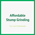 Affordable Stump Grinding Logo