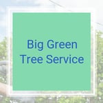 Big Green Tree Service Logo